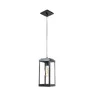 Pendente em Alumínio e Vidro Preto 1xE27 28 cm Linha Shine - Ideal 781VT-PT - Capa - Decor Lumen