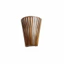 Arandela de Parede Living Hinges 30x23x11cm Madeira e Acrílico -Decor Lumen