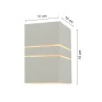 Arandela Branca 1x G9 - Ideal 982 com medida