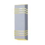 Arandela Branca Alumínio e Vidro 2xE27 Linha Flash 10x37cm - Ideal 987-BR - Capa - Decor Lumen