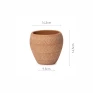 Vaso Cachepot Cimento Terracota - dimensão