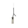 Pendente Bambu PT vidro e metal por Waldir Junior 1xG9 51cm - USINA 16065/15-Padrão Capa Site-Decor Lumen