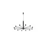 Pendente Gino Preto Alumínio e Acrílico por Waldir Junior 12xG9 45cm - USINA 51055-12- Padrão Site -Decor Lumen 