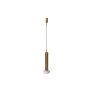 Pendente Drop Dourado Vidro e Alumínio por Waldir Junior 1xG9 41cm - USINA-Padrão Capa Site-Decor Lumen 