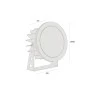 Projetor Preto Antiofuscante 25W 30° 2700K IP67 - 3654-AB-Dimensão- Decor Lumen