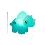LUMINÁRIA DINO BABY AZUL TURQUESA (Dimensões- Decor Lumen