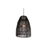 Pendente Sisal Preto 40cm -Decor Lumen
