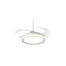 Ventilador Branco Led 30w 3000lm Multitemperatura Air Plus Pá transparente Bivolt -OPUS 