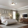 Ventilador Air Gold LED 30W 3000LM Multitemperatura Bivolt -Ambientada