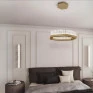 Pendente Led Dourado 70w 3000K Linha Felsen - Ambientação 2 - Decor Lumen
