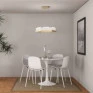 Pendente Led Dourado 70w 3000K Linha Felsen - Ambientação 1 - Decor Lumen