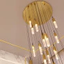 Pendente Alumínio e Cristal Rocha 30XMini GU10 9w Linha Felsen - Ambientação - Decor Lumen