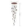 Pendente Alumínio e Cristal Rocha 30XMini GU10 9w Linha Felsen - Dimensões - Decor Lumen