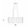 Pendente Vidro e Metal 14XG9 4w Linha Nexia - BC005 - Dimensões - Decor Lumen