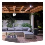 Pendente de Teto Externa Colonial Branco Sextavado E27 34cm- Ideal - Ambientação - Decor Lumen