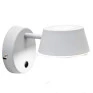 Arandela Metal e Acrílico 3000K Branca Linha Funnel c/ Interruptor Integrado - Bella FUN1AR01OW020