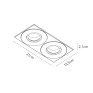 Interlight IL-0189-BM - Dimensões 