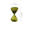 Ampulheta Em Vidro Verde 60min