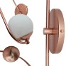  Arandela Argola Esfera Ø14cm Cobre 1xG9 - Dual ID21/4 CO DETALHE