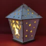 Casa De Madeira Luminosa Led-Iluminada-Decor Lumen 