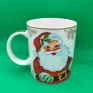 Caenca Papai Noel Fundo Verde
