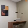 Pendente Preto Fit LED 32W 3000K - Ambiente