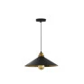Pendente Mat Industrial Preto Fosco 1XE27 Capa - Decor Lumen