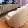 Poltrona Kaori 75cm Branco- Combinare- Ambientada 3- Decor Lumen