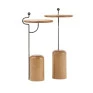 Mesa Lateral Órbita 63cm em Damasco-Corbelli- Detalhes 1- Decor Lumen