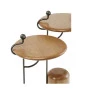 Mesa Lateral Órbita 63cm em Damasco-Corbelli- Detalhes 2- Decor Lumen