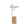 Mesa Lateral Órbita 63cm em Damasco-Corbelli- Padrão Capa Site- Decor Lumen