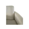 Poltrona Malbec Aço Inox 82cm Linho Perolado- Bel Metais -Detalhes 1