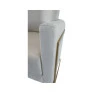 Poltrona Malbec Aço Inox 82cm Linho Perolado- Bel Metais_detalhes 2
