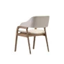 Poltrona Joana 80cm Madeira Maciça Champagne- Morada Decor M131