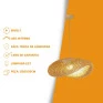 Pendente Borneu Natural Bambu - Ø50cm - GMH INFORMAÇÕES