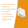 Arandela Branca LED 5W 3000K -Roya-Padrão ficha técnica- Decor Lumen 