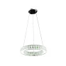 Lustre Pendente em Cristal LED 3em1 30W 40cm-NitroLux LTP005-PAdrão capa Site-Decor Lumen 