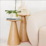 Mesa Lateral Colina em MDF Laqueado 66cm- Corbelli -Ambientação-Decor Lumen 