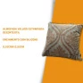 Almofada Decorativa em Veludo Estampada 50cm- Decortextil-Decor Lumen 
