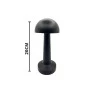 Luminária de Mesa com Led Dime Preto 22cm- Cinderella-adrão medidas_Decor LUmen 