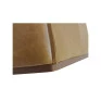 Puff Dallas em couro e madeira 51cm- Artefama-Detalhe 3- Decor Lumen 
