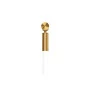 Arandela Sabre Vertical GU13 Aluminio Dourado- TKS Iluminação AR4057-Detalhe do soquete-Decor Lumen 