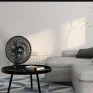 Ventilador Parede/Mesa em Plástico 50cm Preto -Venti Delta-Padrão ambientação Site-Decor Lumen 