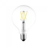 Lâmpada LED Balloon Filamento G95 4,5W Ambar- Brilia-Paadrão Site-Decor Lumen 