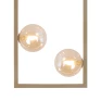 Pendente Orbit 3 Esferas Champagne 3xG9 Dourado - model 4