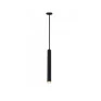 Pendente Orion Nano Tubo Preto 80cm