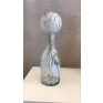 Garrafa de Vidro Branca Manchada - Decor Lumen