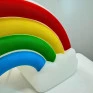 Luminária Abajur Infantil Arco Íris 
