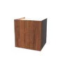 Arandela em Madeira Imbuia Linha Clean - Capa - Decor Lumen