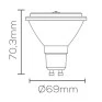 Lâmpada LED AR70 24º 4,8W 4000K - Evoled LE-3338